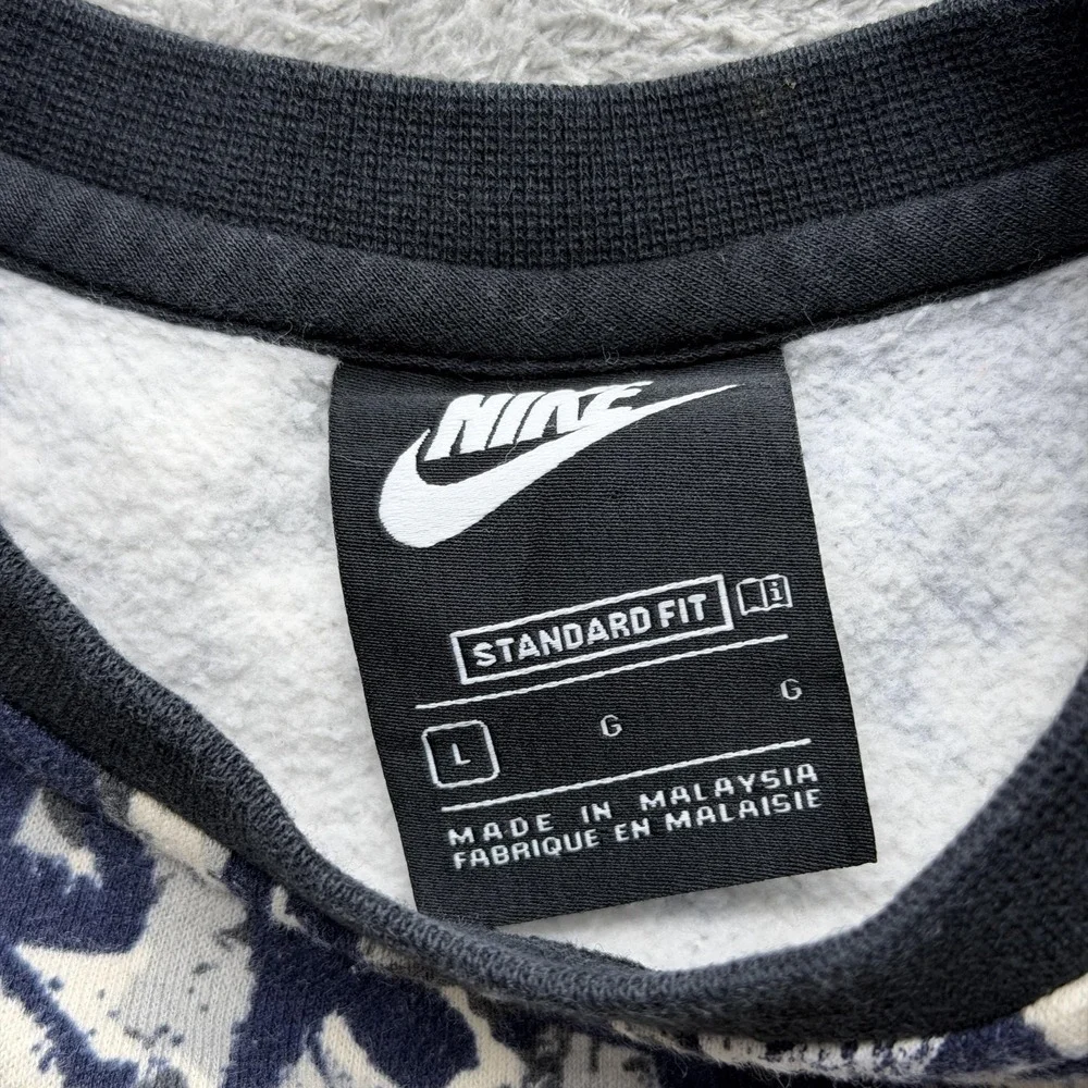 Nike Sweatshirt Youth Large Multicolor Fleece Pullover Gold Swoosh‎ CU8577-104